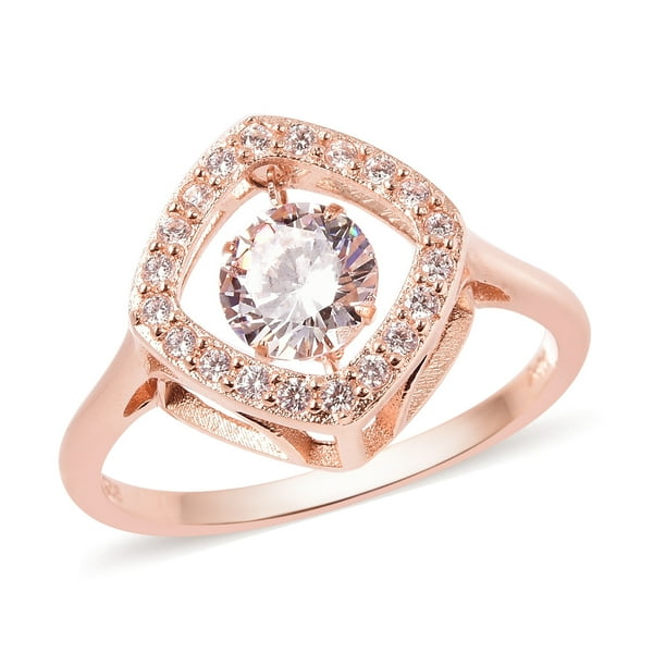 Halo Ring 925 Sterling Silver Cubic Zirconia Halo Ring 925 Sterling Silver Cubic Zirconia